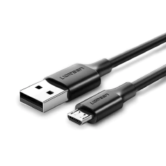Cabo Usb 2.0 para Micro Usb Macho 3 Metros Preto Ugreen 60827