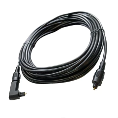 Cabo Fibra Optica 10 Metros + Adaptador em 90º Ponta Rotativa - CABOS FRON