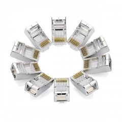Plugues Cristal Modulares RJ45 Cat6 FTP com Blindagem Ugreen - comprar online