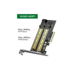Placa adaptadora M.2 NVME M-Key + M.2 B-Key para PCI Express 3.0 x4 PCI, Ugreen 70504 - loja online