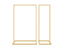 Kit 3 Araras Dourada 2 UNI 170X100X60 + 1 UNI 170X50X60 - K3A2100150DOU