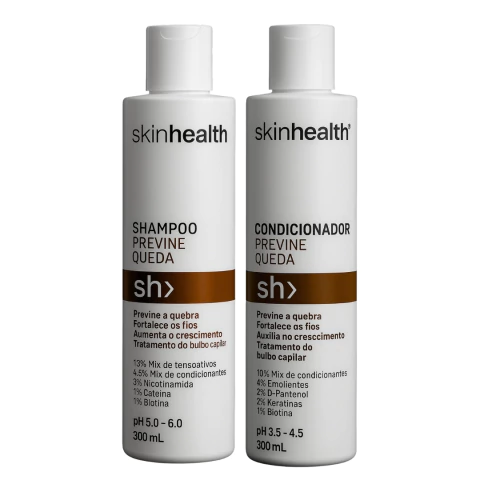Kit Shampoo e Condicionador Previne Queda 300ml Skinhealth **ESCOLHA A SUA VARIAÇÃO** - comprar online