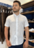 CAMISA SOCIAL GOLA PADRE ALGODÃO FLAMÊ SLIM BRANCA M/C MV na internet