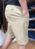BERMUDA DE SARJA COM ELASTANO ESPORTE FINO AREIA ESCURO BX na internet