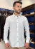 CAMISA SOCIAL TRABALHADA LISTRAS HORIZONTAIS BRANCA M/L OG na internet