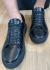 Imagem do TÊNIS SNEAKER EM COURO LEGÍTIMO CR96A PRETO/PRETO