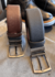CINTO DE COURO LEGÍTIMO LA REPUBLICA DUPLA FACE 34MM BAULADO PRETO / PINHÃO