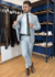 COSTUME SLIM POLIVISCOSE CINZA CLARO VICENZA SP - loja online