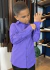 CAMISA SOCIAL INFANTIL SLIM ROXO MANGA LONGA CD na internet