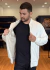 JAQUETA CLASSIC DE SUEDE OFF WHITE KWP na internet