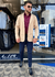 BLAZER SLIM DE SARJA COM ELASTANO AREIA DJ na internet