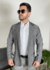 BLAZER SLIM DE SARJA COM ELASTANO CINZA MESCLA DJ - comprar online