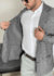 BLAZER SLIM DE SARJA COM ELASTANO CINZA MESCLA DJ na internet