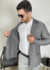 BLAZER SLIM DE SARJA COM ELASTANO CINZA MESCLA DJ - Loja La Republica | Divinópolis-MG
