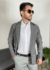 BLAZER SLIM DE SARJA COM ELASTANO CINZA MESCLA DJ - loja online