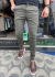 CALÇA DE SARJA COM ELASTANO ALFAIATARIA VERDE CJ - comprar online