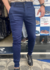 CALÇA DE SARJA COM ELASTANO ALFAIATARIA AZUL MARINHO CJ