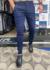 CALÇA DE SARJA COM ELASTANO ALFAIATARIA AZUL MARINHO CJ - comprar online