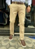 CALÇA DE SARJA ESPORTE FINO SLIM AREIA BX - comprar online