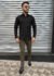 CAMISA GOLA TRADICIONAL SLIM LINHO PRETA M/L OW na internet