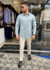 Imagem do CAMISA GOLA TRADICIONAL SLIM LINHO VERDE CLARO M/L GN