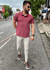 GOLA POLO DENIM BORDÔ TJ - Loja La Republica | Divinópolis-MG