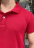 GOLA POLO BÁSICA VERMELHA TJ - loja online