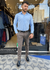 CAMISA GOLA TRADICIONAL TRICOLINE SLIM AZUL CLARO M/L PL na internet