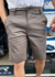 BERMUDA DE SARJA ESPORTE FINO CHUMBO BX