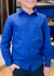 CAMISA SOCIAL INFANTIL SLIM AZUL MARINHO MANGA LONGA CD
