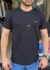 CAMISETA BÁSICA 100% ALGODÃO LOGO METAL PRETA GN - comprar online