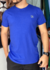 CAMISETA BÁSICA MALHA 100% ALGODÃO AZUL ROYAL AJ