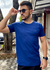 CAMISETA BÁSICA 100% ALGODÃO LOGO METAL MARINHO GN - comprar online