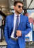 COSTUME SLIM MICROFIBRA AZUL ROYAL GABARDINE SP - loja online