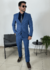 COSTUME SLIM MICROFIBRA MELANGE AZUL CARBONO SP na internet