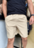 SHORT DE TACTEL TROPICAL BEGE KWP na internet