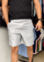 Imagem do SHORT DE TACTEL TROPICAL CINZA CLARO KWP