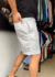 SHORT DE TACTEL TROPICAL CINZA CLARO KWP - comprar online