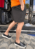 SHORT DE TACTEL BASIC ONE PRETO/LARANJA KWP - Loja La Republica | Divinópolis-MG