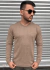 SUÉTER BÁSICO COTTON GOLA CARECA BEGE TM - comprar online
