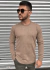 SUÉTER BÁSICO COTTON GOLA CARECA BEGE TM