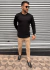 SUÉTER BÁSICO NERVURAS PRETO TM na internet