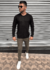 SUÉTER LINKS AVESSO PRETO TM