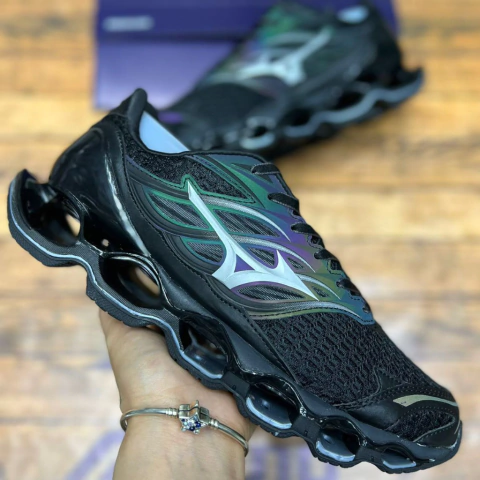 Tênis Mizuno Wave Prophecy 12s - Preto Camaleão