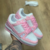 Tênis LV Trainer - Rosa e Branco