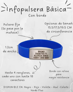 Infopulsera Básica con Borde - comprar online