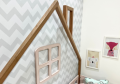 Cama Cirandinha com Casinha Mini - Solteiro - Lolo Camas