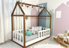 Cama Cirandinha com Casinha Clássica - Solteiro