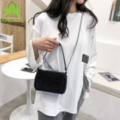 Cartera Importada strass Mini Bag Brillos Noche Fiesta Salida 