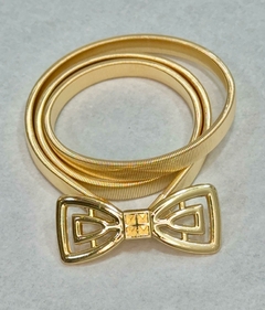 Cinto Caderin Elastizado Dorado - Moda_Relativa
